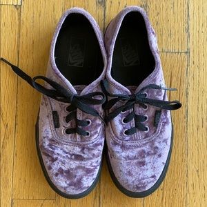 Vans velvet